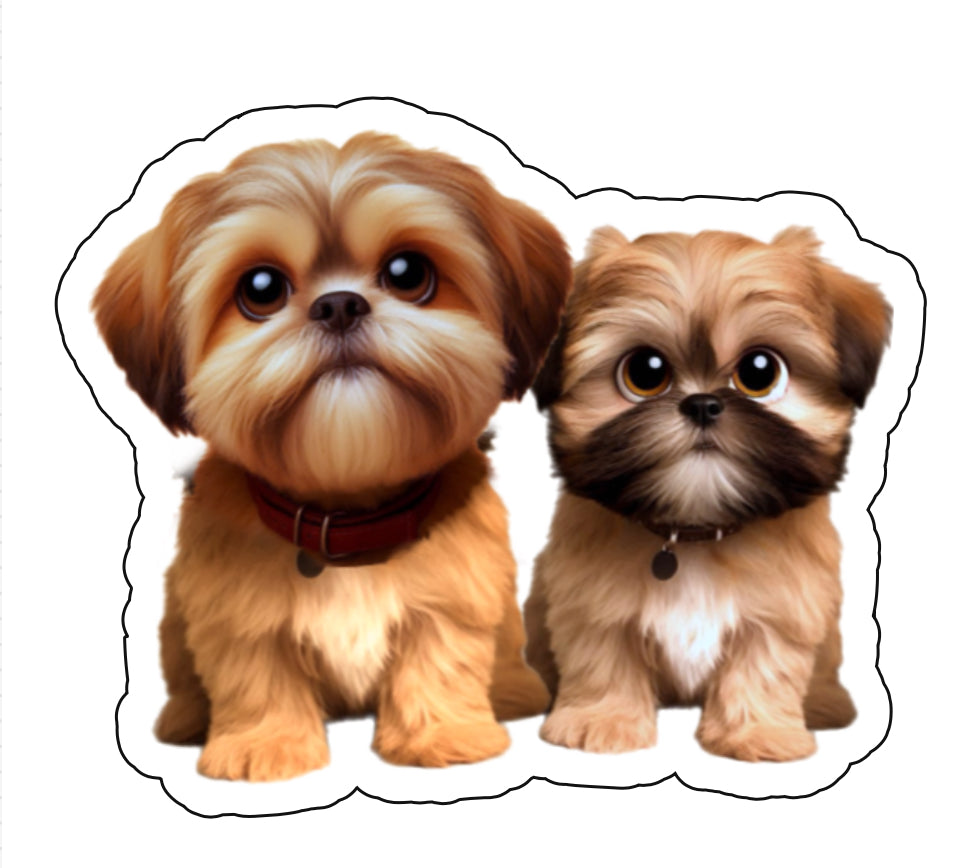 Custom Pet Stickers -2 pets